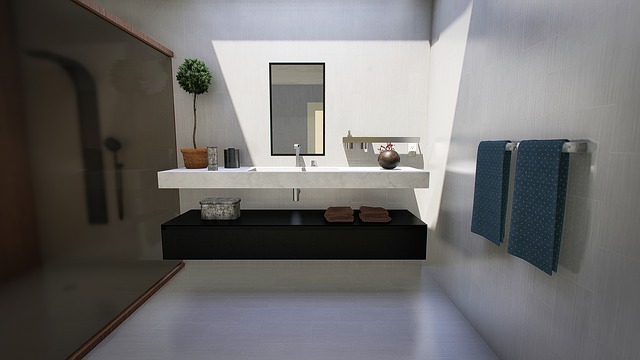 Simple White bathroom design