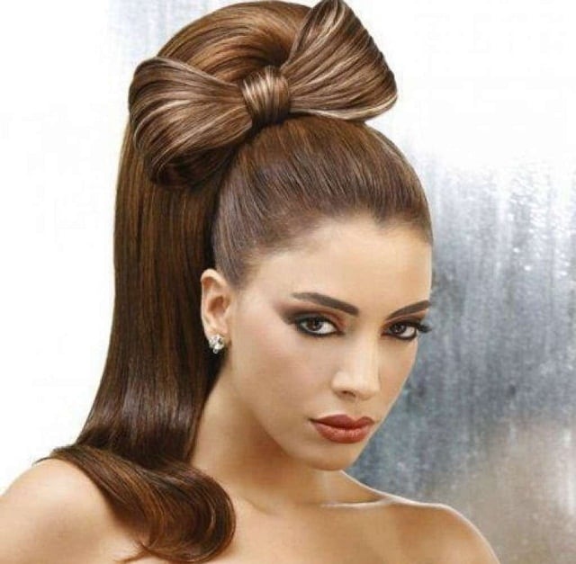 Messy Bun On Top - Hairstyle
