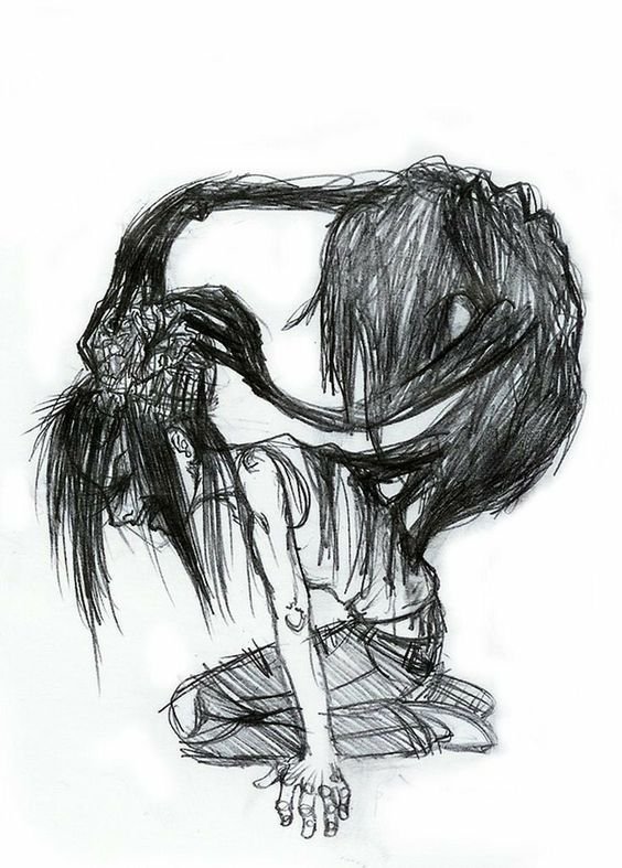 horror drawing ideas