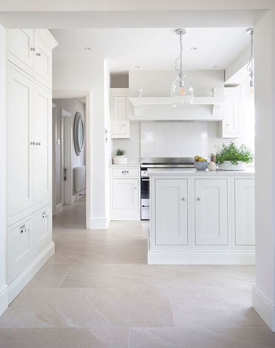 White Kitchen Floor Tile Ideas - Best Flooring Ideas For Your Kitchen