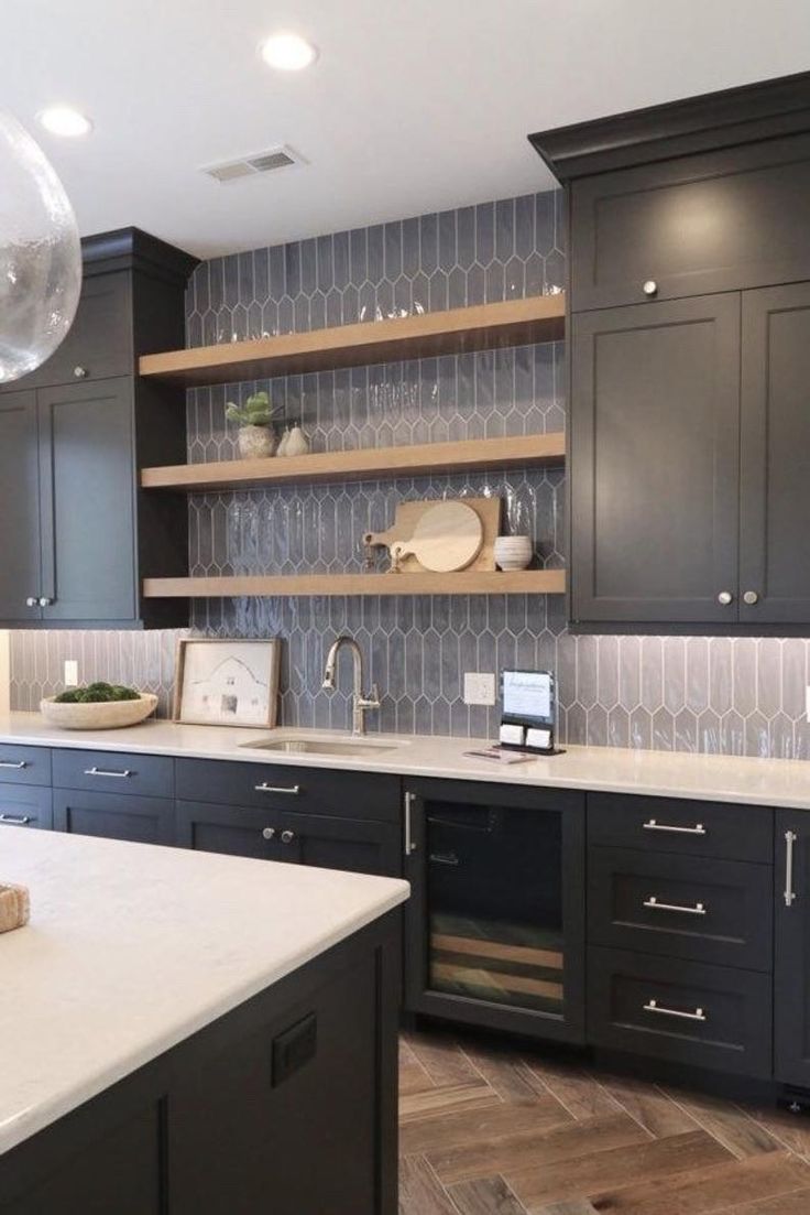 Grey Two Tone Kitchen Cabinets - Stylish Ideas Two Tone Grey And White Kitchen Cabinets
