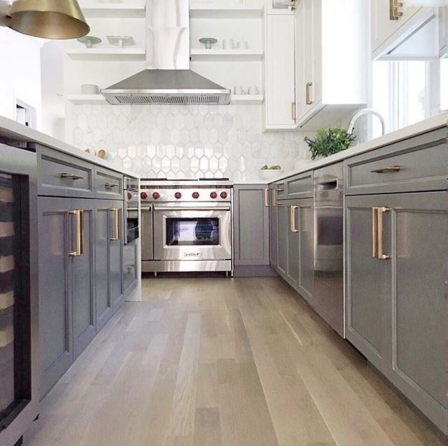 Grey Two Tone Kitchen Cabinets - Stylish & TRENDY Designs Two Tone Kitchen Cabinets