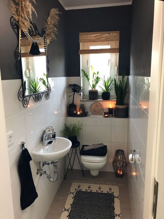 boho small bathroom ideas - Boho bathroom tiles