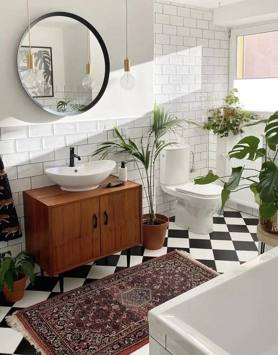 modern boho bathroom ideas - Beautiful bohemian bathrooms designs