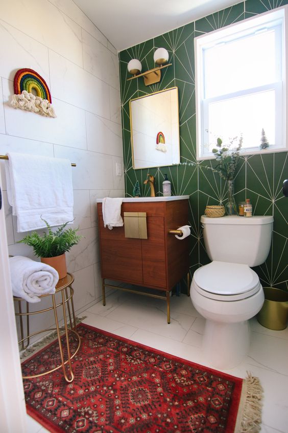 modern boho bathroom ideas - Boho bathroom shower curtains