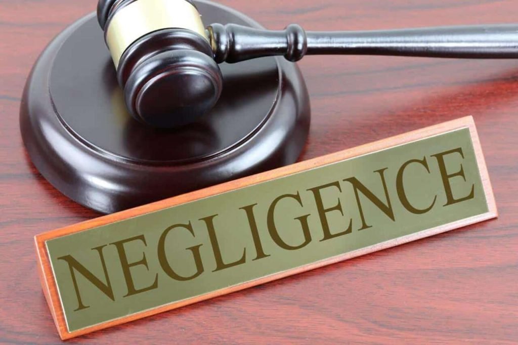 Everything You Need to Know About Different Types of Negligence Graphic showing examples of different types of negligence, including medical malpractice, contributory negligence, and gross negligence.