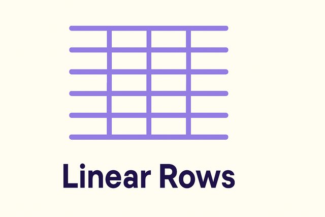 Illustration of structured linear rows in a modern grid layout.
