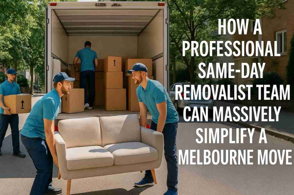 Melbourne same-day removalists simplifying a home move