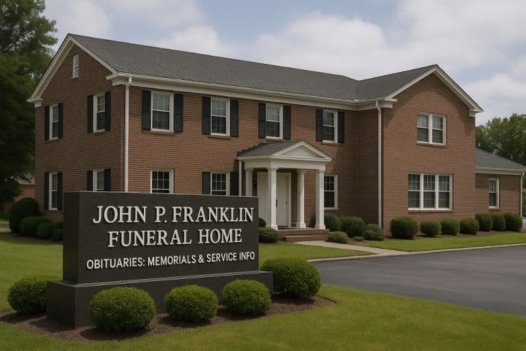 John P. Franklin Funeral Home Chattanooga Obituaries: Memorials & Service Info John P. Franklin Funeral Home building in Chattanooga on a sunny day.