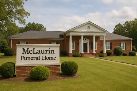 McLaurin Funeral Home building in Reidsville, NC